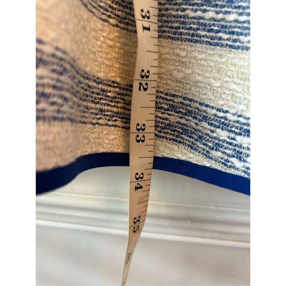 Line & Dot Sky stripe Kelly Dress sz XS fit & flare Revolve beachy nautical part - Picture 10 of 10